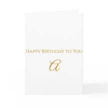 Personalisierte Goldinitiale Alles Gute zum Geburt