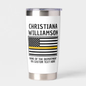 Personalisierte Goldlinie 911 für den Absender Thermobecher (Links)