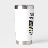 Personalisierte Goldlinie 911 für den Absender Thermobecher (Vorderseite)