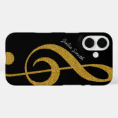 personalisierte Goldtreppenmusik Case-Mate iPhone Hülle (Rückseite (Horizontal))