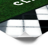 Personalisierte Golf-Abschlussfeier Poster (Ecke)