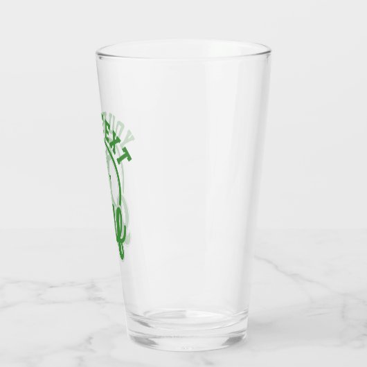 Personalisierte Golf ADD NAME Retro Pro Golfer Swi Glas (Links)