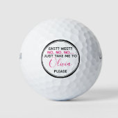 Personalisierte Golf Balls Golfball (Vorderseite)