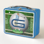 Personalisierte Golf Classics On-Field Metal Lunch Metall Brotdose (Vorderseite)