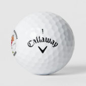 Personalisierte Golf-Hacker-Callaway-Golfbälle Golfball (Logo)