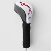 Personalisierte Golf Headcover (angewinkelt)