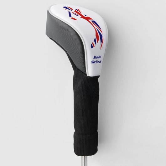 Personalisierte Golf Headcover (angewinkelt)