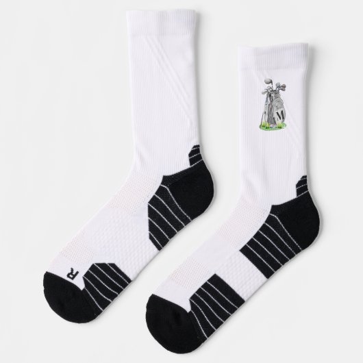 Personalisierte Golf Initial Monogram Socken (Links)
