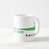 Personalisierte Golf-Kaffeetassen Kaffeetasse (VorderseiteRechts)
