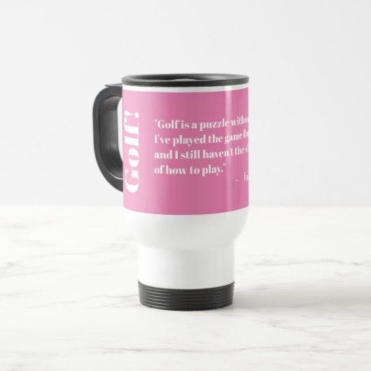 Personalisierte Golf Lover Tasse (Vorderseite Links)