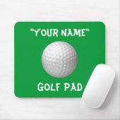 Personalisierte Golf-Mausunterlage Mousepad (Mit Mouse)