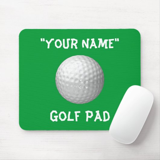 Personalisierte Golf-Mausunterlage Mousepad (Mit Mouse)