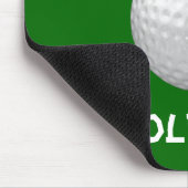 Personalisierte Golf-Mausunterlage Mousepad (Ecke)