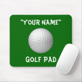 Personalisierte Golf-Mausunterlage Mousepad (Mit Mouse)