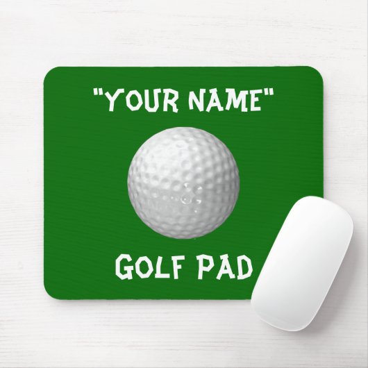 Personalisierte Golf-Mausunterlage Mousepad (Mit Mouse)
