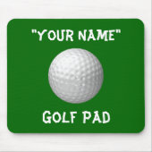 Personalisierte Golf-Mausunterlage Mousepad (Vorne)