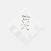 Personalisierte Golf Servietten Benutzerdefinierte (Ecke)