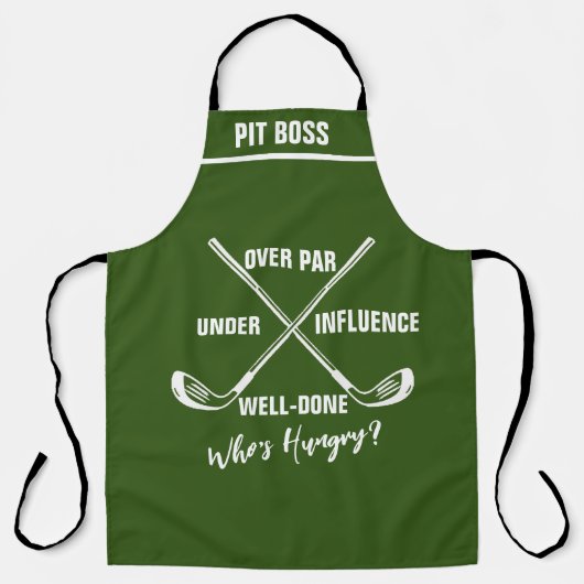 Personalisierte Golf Themenwelt Schürze - Funny Be (Vorderseite)