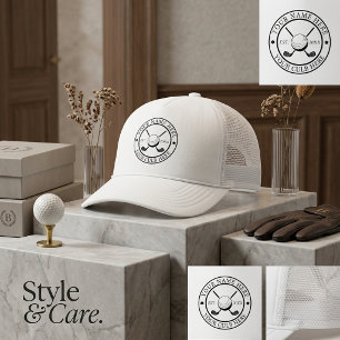 Personalisierte Golf-Trucker-Cap mit Klub-Logo-Auf Truckerkappe