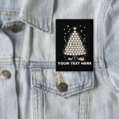Personalisierte Golf-Weihnachtsbaum-Ausrüstung Fam Button (Insitu)