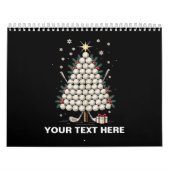Personalisierte Golf-Weihnachtsbaum-Ausrüstung Fam Kalender (Titelbild)