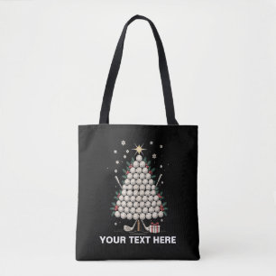 Personalisierte Golf-Weihnachtsbaum-Ausrüstung Fam Tasche