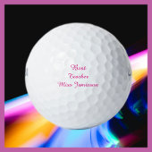 Personalisierte Golfbälle, Beste Lehrerin Golfball