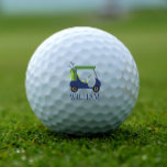 Personalisierte Golfbälle für Navy & Green Golf Ca<br><div class="desc">Schlag die Links! Fügen Sie Ihre personalisierte Touch zu diesen Golfbälle hinzu. Klicken Sie auf "Anpassen",  um den Schriftart,  die Bildgröße usw. zu ändern. Übertragen Sie dieses Design auch auf die Produkte Ihrer Wahl! Bitte besuchen Sie meinen Designer-Shop,  PreppyPrint.com,  um die Dinge zu koordinieren. Abdeckung des Bildes durch rawpixel.com</div>