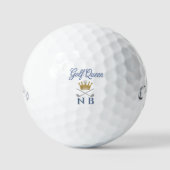 Personalisierte Golfbälle für sie | Golf Königin  (Vorderseite)