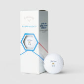 Personalisierte Golfbälle für sie | Golf Königin  (Verpackung)