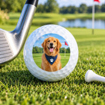 Personalisierte Golfbälle mit Haustierfoto