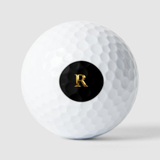 Personalisierte Golfbälle mit Monogramm (Vorderseite)