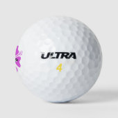 Personalisierte Golfbälle mit rosa hawaiianischer (Logo)