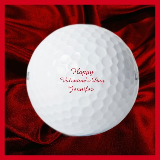 Personalisierte Golfbälle, Valentinstag Golfball