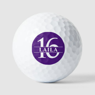 Personalisierte Golfbälle - Violett