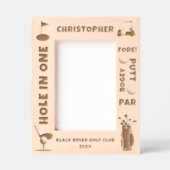 Personalisierte Golfbegriffe und -Symbole Geätzte Rahmen (Vorderseite)