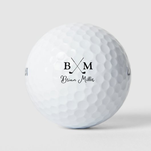 Personalisierte Golfer Balls Golfball (Vorderseite)