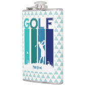 Personalisierte Golfer-Flasche Flachmann (Links)