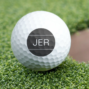 Personalisierte Golfer-Monogramminitialen Modern G Golfball