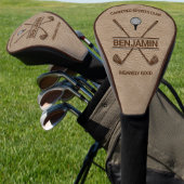 Personalisierte Golfer Name Cross Club Golf Headcover