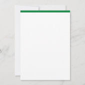 Personalisierte Golfer-Notecard oder Stationery Dankeskarte (Rückseite)