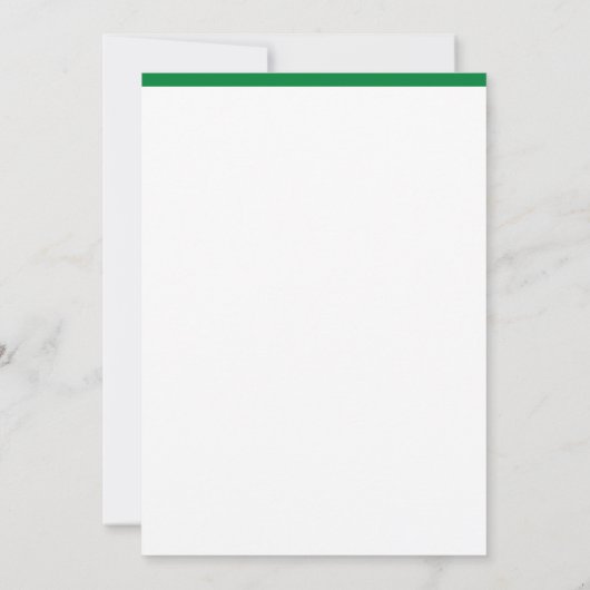 Personalisierte Golfer-Notecard oder Stationery Dankeskarte (Rückseite)