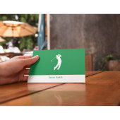 Personalisierte Golfer-Notecard oder Stationery Dankeskarte