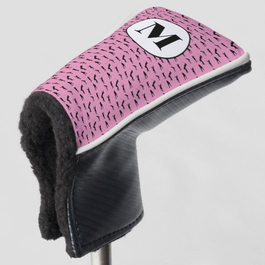 Personalisierte Golfer Putter Abdeckung Golf Headcover (3/4 Vorderseite)