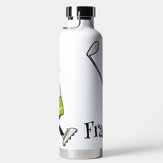 Personalisierte Golfer Trinkflasche (Rechts)