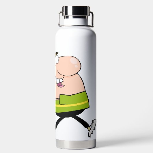 Personalisierte Golfer Trinkflasche (Rückseite)