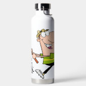 Personalisierte Golfer Trinkflasche (links)