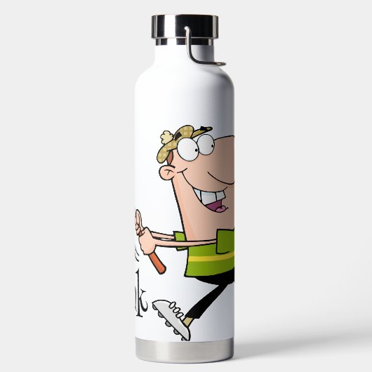 Personalisierte Golfer Trinkflasche (links)