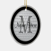 Personalisierte Golfgeschenke für Herren, Golfverz Keramikornament (Rechts)