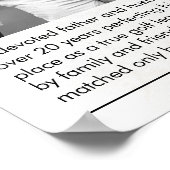 Personalisierte Golfgeschenke, Golf Zeitung Poster (Ecke)